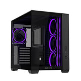 ASUS A32 PLUS TG ARGB Black ATX PC Gehäuse mit Panorama Glas und GPU bis 420 mm