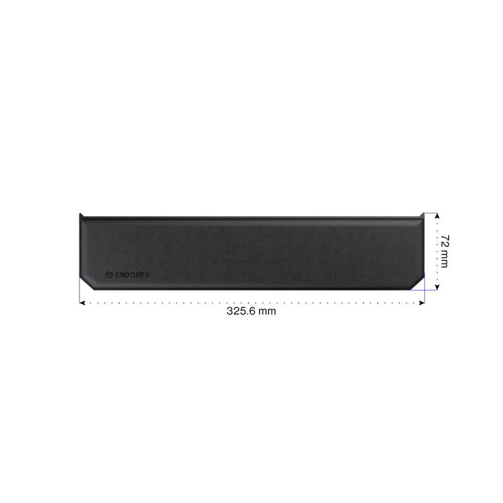 ENDORFY Thock 75% Palm Rest, schwarze Handballenauflage, Magnetische Befestigung