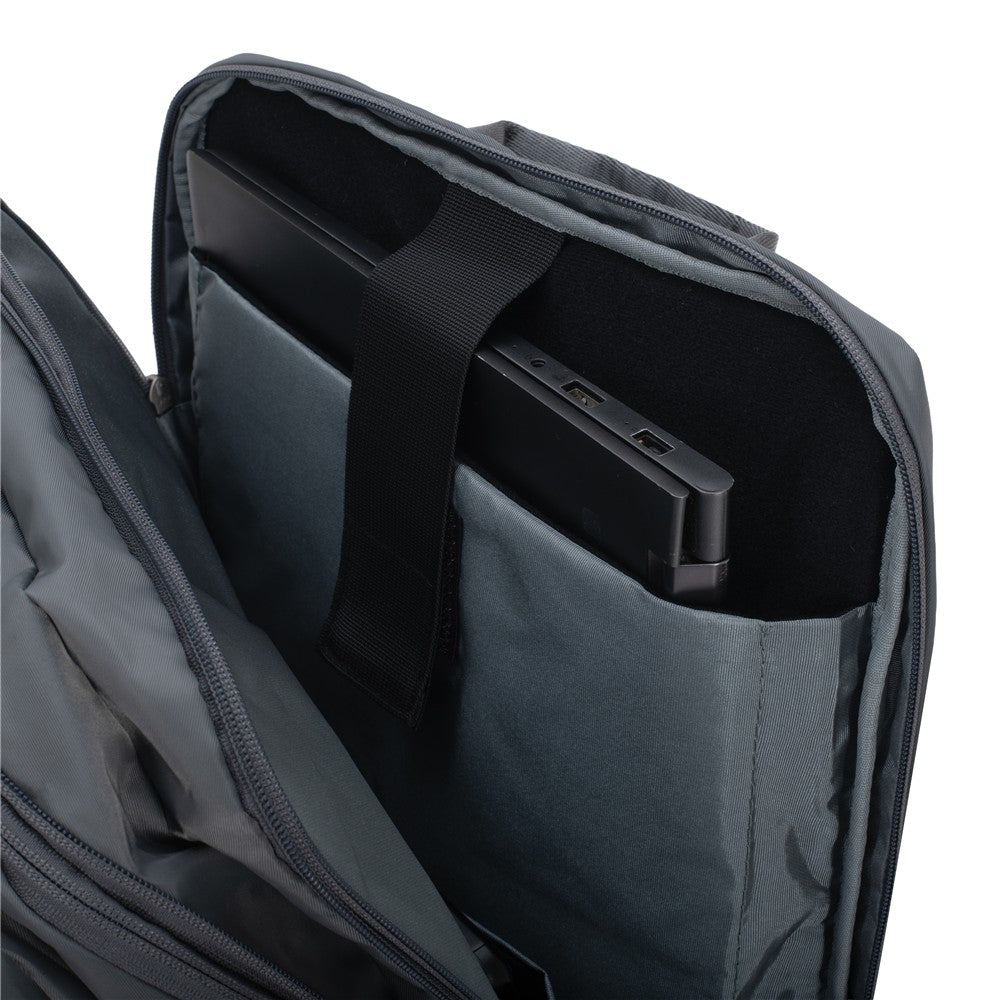 Camry CR 6881dg Business Rucksack 24 L erweiterbar, Handgepäck Rucksack 40x20x30 cm, Laptoprucksack bis 15,6 Zoll, RFID, USB, YKK-Reißverschlüsse, wasserabweisend