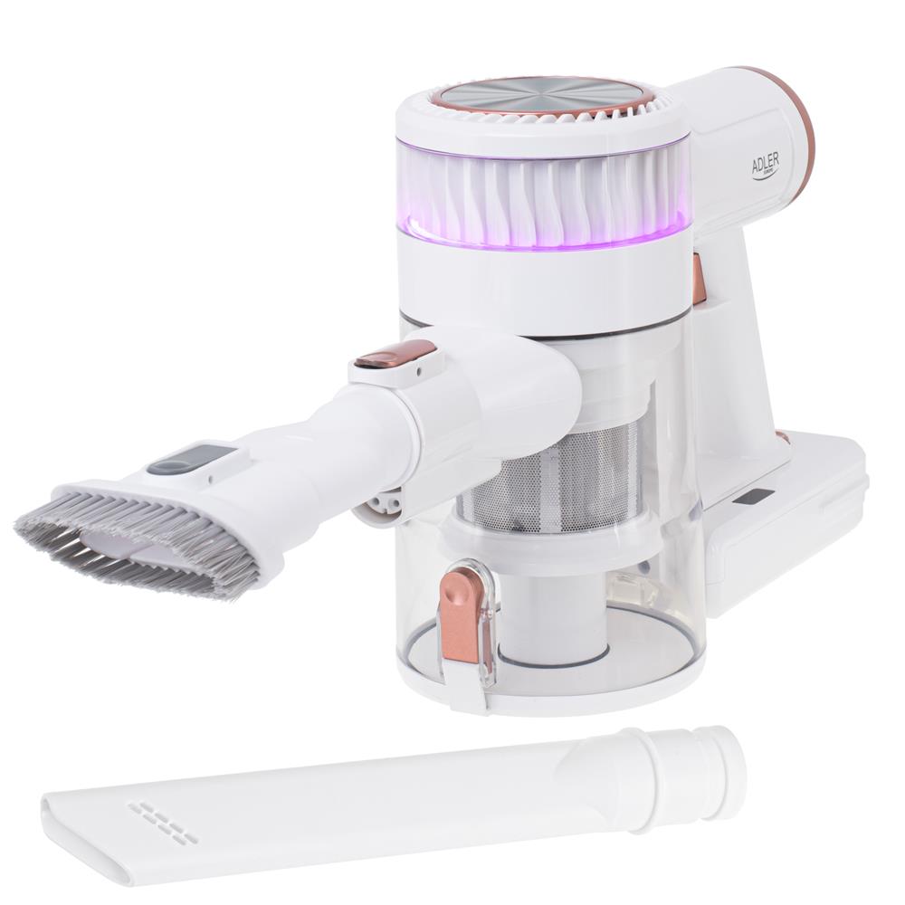 Adler AD 7079 Kabelloser Staubsauger Weiß leise