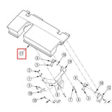 Nilfisk Original 56509403 Cover Engine Front Motorabdeckung