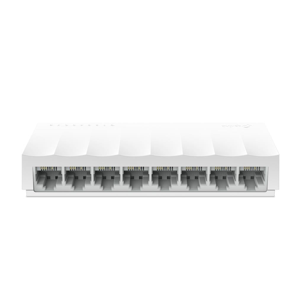 TP-Link LS1008 8-Port Fast Ethernet Desktop Switch Unmanaged LiteWave Weiß