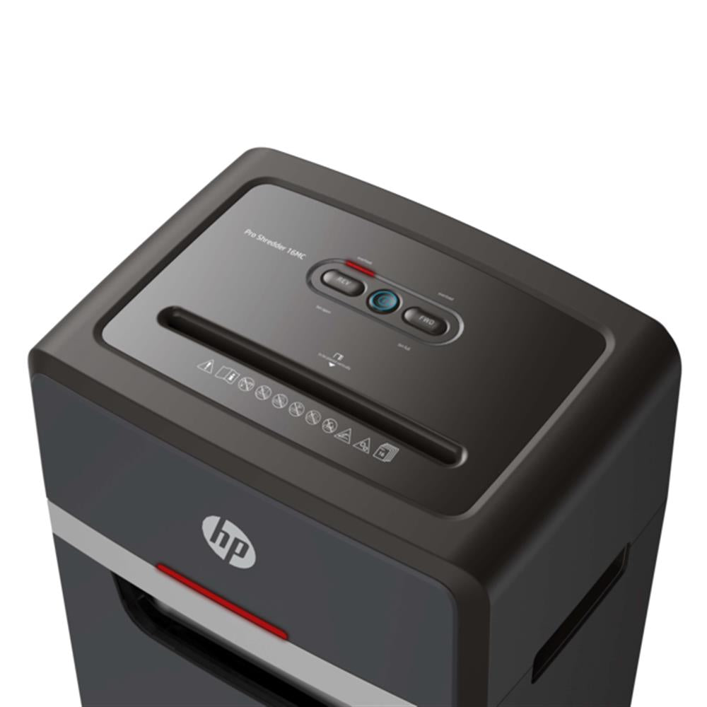 HP Pro Shredder 16MC Aktenvernichter P5 Micro Cut 16 Blatt 30 Liter