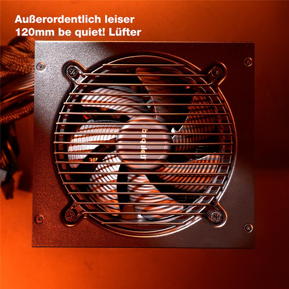 be quiet! Pure Power 12 1000W Netzteil 80 PLUS Gold Effizienz ATX 3.1 mit voller Unterstützung für PCIe 5.1 GPUs