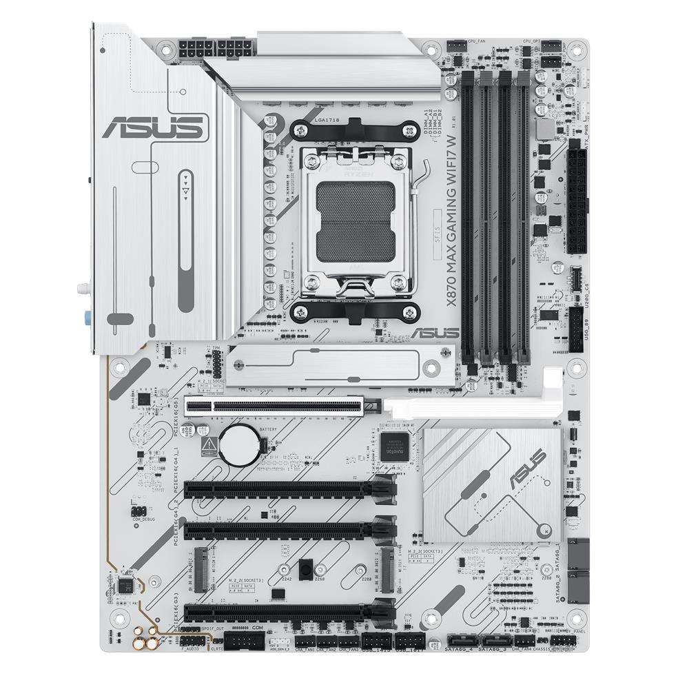 ASUS X870 MAX GAMING WIFI7 W Mainboard AM5 ATX DDR5 PCIe 5.0 WiFi 7