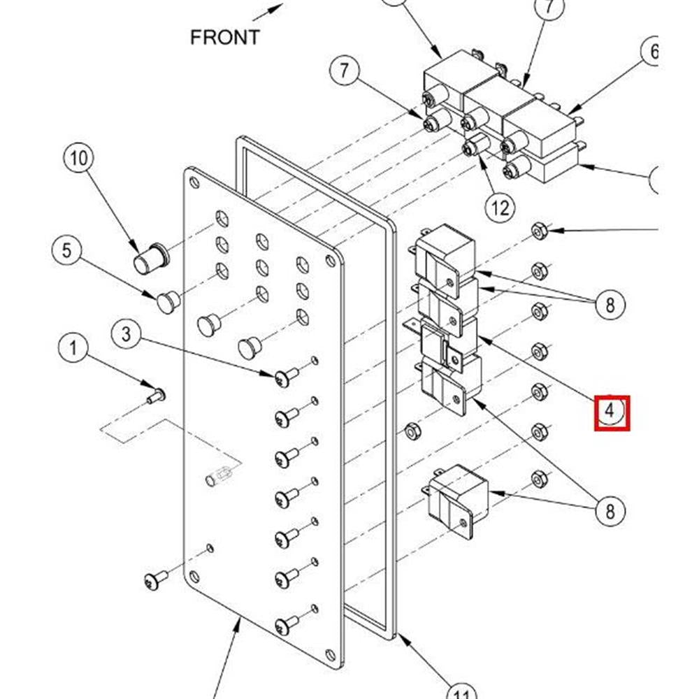 Nilfisk Original 56107639 Relay Relais