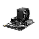 be quiet! Dark Rock 6 Luftkühler, Hohe CPU-Kühlleistung, Semi-Passiver Quiet-Modus, 6 Hochleistungs-Heatpipes, Silent Wings 135mm‑PWM‑Lüfter, Hohe Kompatibilität Mit RAM- Und VRM-Kühlern