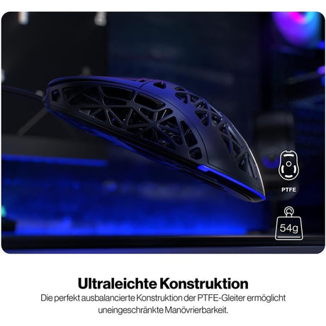 ENDORFY LIV Wireless, Gaming Maus, kabellos, Ultraleicht (69 g), Schwarz, 12.000 DPI, ARGB