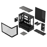 ASUS Prime AP202 ARGB mATX PC Gehäuse mit Panorama Glas GPU bis 420 mm
