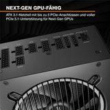 be quiet! PURE POWER 13 M 1200W Netzteil – ATX 3.1, PCIe 5.1, 80 PLUS Gold