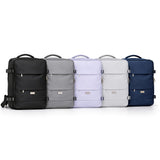 Camry CR 6880lp Reiserucksack 24 Liter, Handgepäck Rucksack mit Laptopfach bis 17 Zoll, Schuhfach, Nassfach, RFID-Fach, Business, Sport und Reisen, hell lila