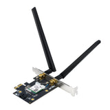 ASUS PCE‑BE6500 WiFi 7 PCI‑E Adapter mit 6 GHz, 4096‑QAM und Bluetooth 5.4