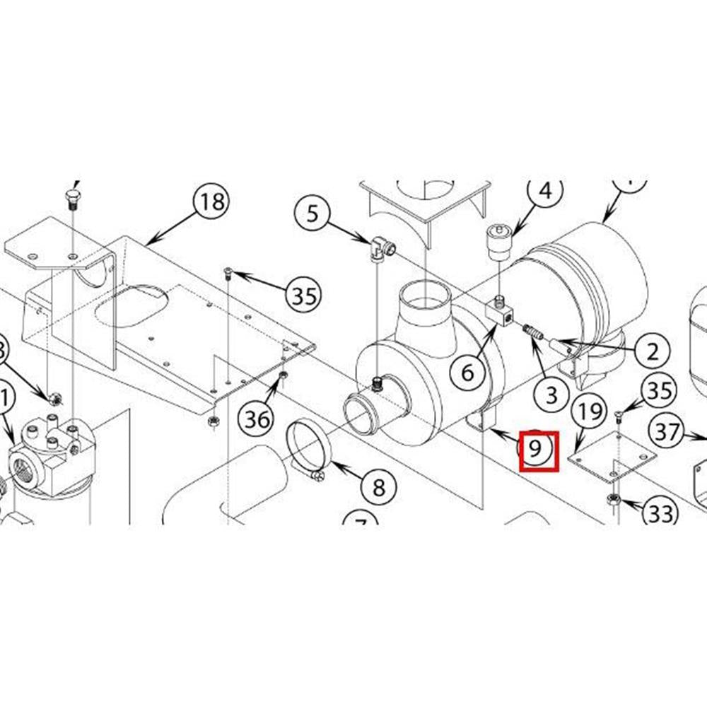 Nilfisk Original 56482621 Band Assy Halter Ersatzteil