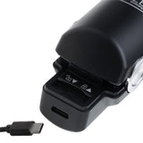 Adler AD 2327b Akku Glätteisen kabellos, USB-C Reise-Haarglätter mit Keramikplatten, LED-Display, 3 Temperaturstufen, Aufbewahrungsbeutel, Schwarz