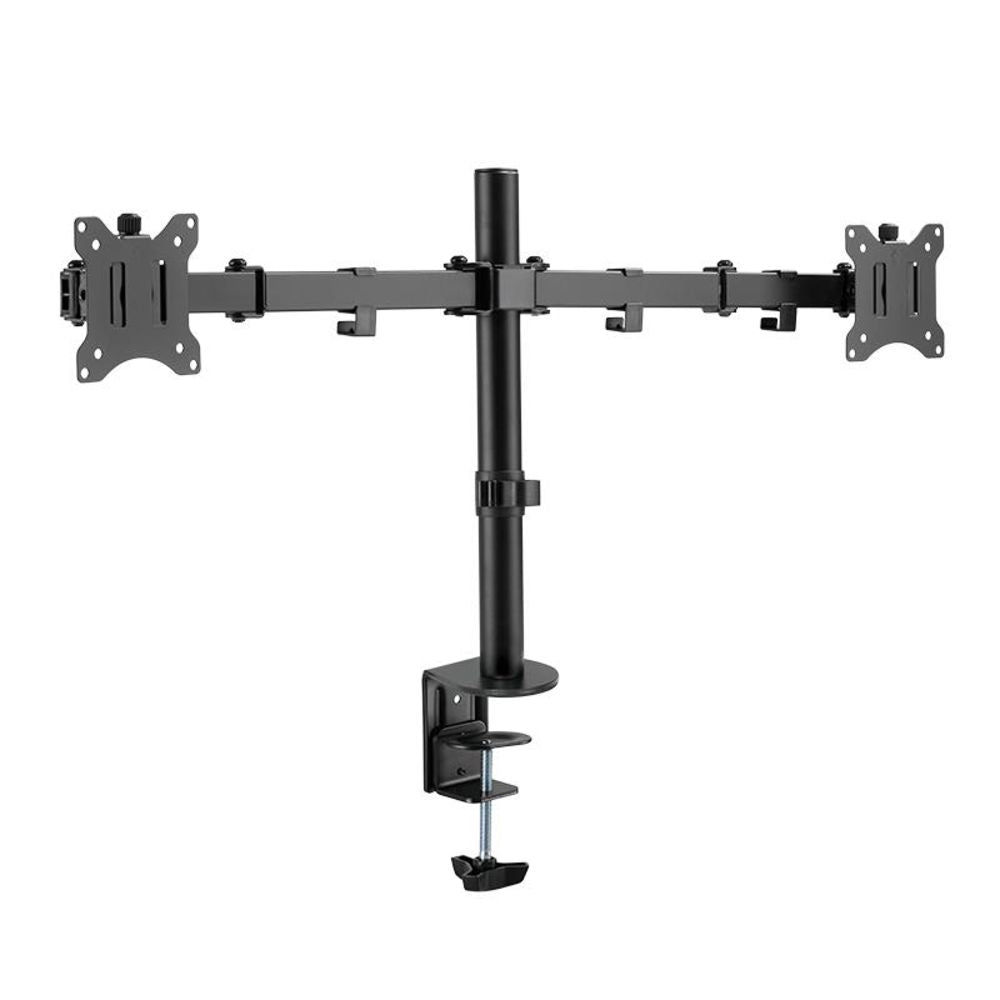 LogiLink 2-fach / Dual Monitorhalterung 17-32" Zoll neigen schwenken drehen VESA max. 8 kg