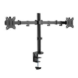 LogiLink Dual Monitorhalterung 2 fach für 17 bis 32 Zoll VESA