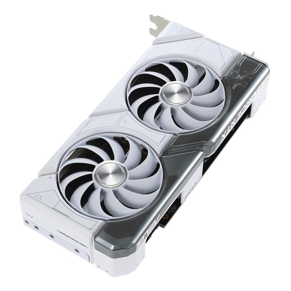 ASUS Dual GeForce RTX 4070 OC White Edition 12GB GDDR6X Gaming Grafikkarte NVIDIA weiß