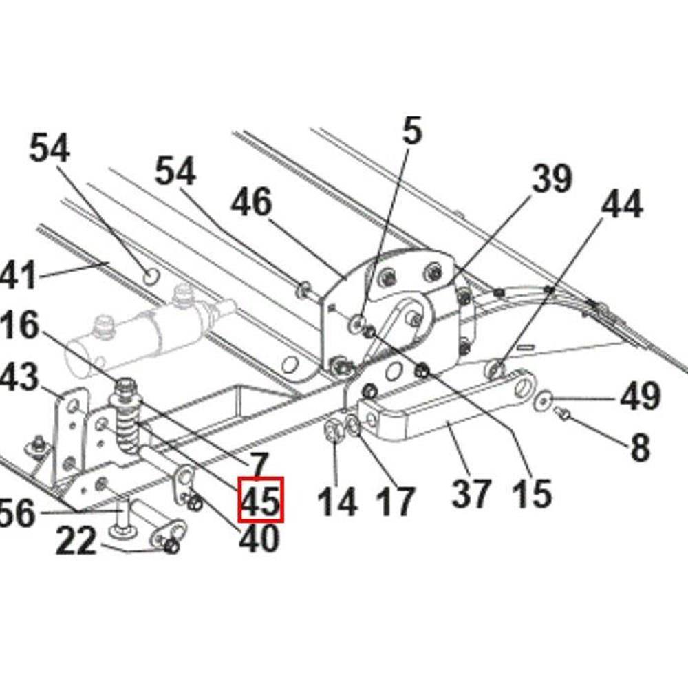 Nilfisk Original 33023577 Spring Compress.D.E.24.5 Wire D.5.5 Sip Kompressionsfeder