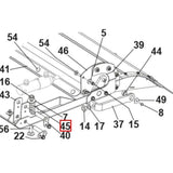 Nilfisk Original 33023577 Spring Compress.D.E.24.5 Wire D.5.5 Sip Kompressionsfeder