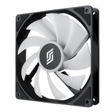 Silentware RF140-R Black 140mm PWM A-RGB Reverse-Airflow Lüfter, RGB, leise für Gaming-PC