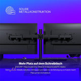ENDORFY Atlas Double, schwarze Displayhalterung, für zwei Monitore