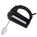 Camry CR 4218 Handmixer schwarz Handrührgerät Rührbesen Knethaken Edelstahl 5 Geschwindigkeiten