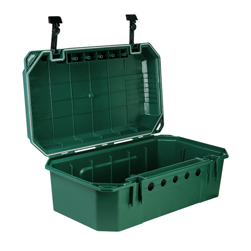 LogiLink Kabel-Schutzbox mit 4-fach Steckdosenleiste, Outdoor, IP54, Grün