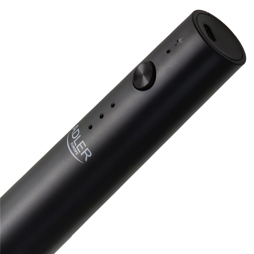 Adler AD 4533 Milchaufschäumer 2-in-1, wiederaufladbar, 3 Geschwindigkeiten, Edelstahl-Aufsätze, USB-C