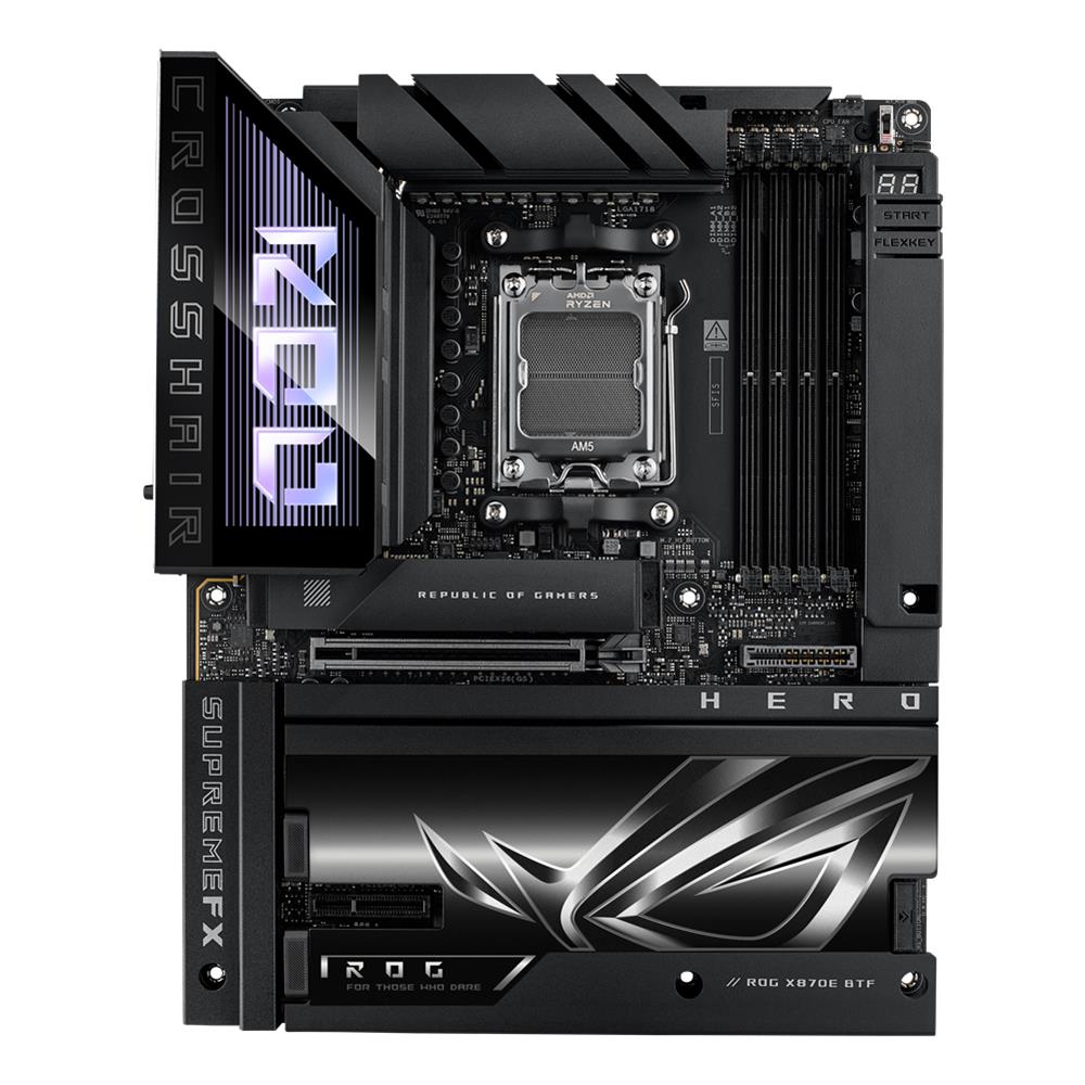 ASUS ROG CROSSHAIR X870E HERO BTF Mainboard AM5 ATX DDR5 PCIe 5.0 WiFi 7