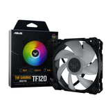 ASUS TUF Gaming TF120 ARGB-Gehäuselüfter 1er Pack Aura Sync adressierbarer Lüfter PWM Steuerung