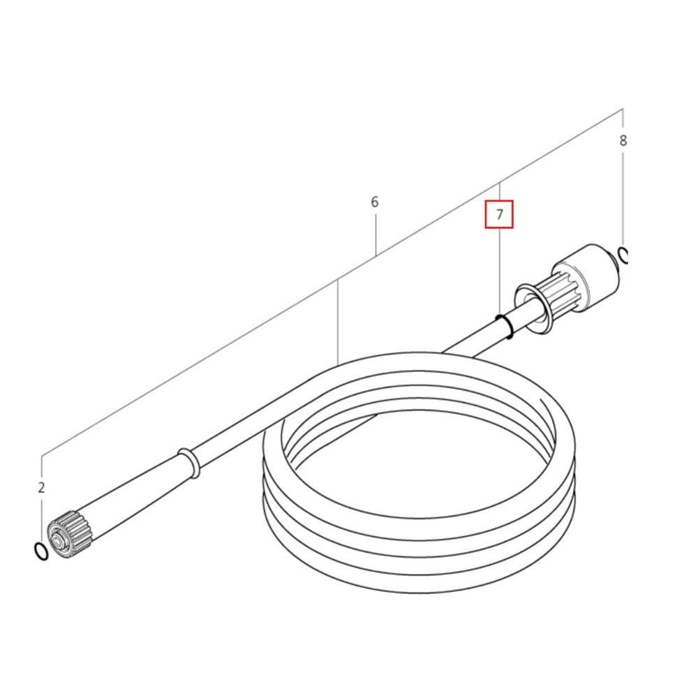 Nilfisk Original 3756 O-Ring 14 x 2,5 für Steamtec Reihe