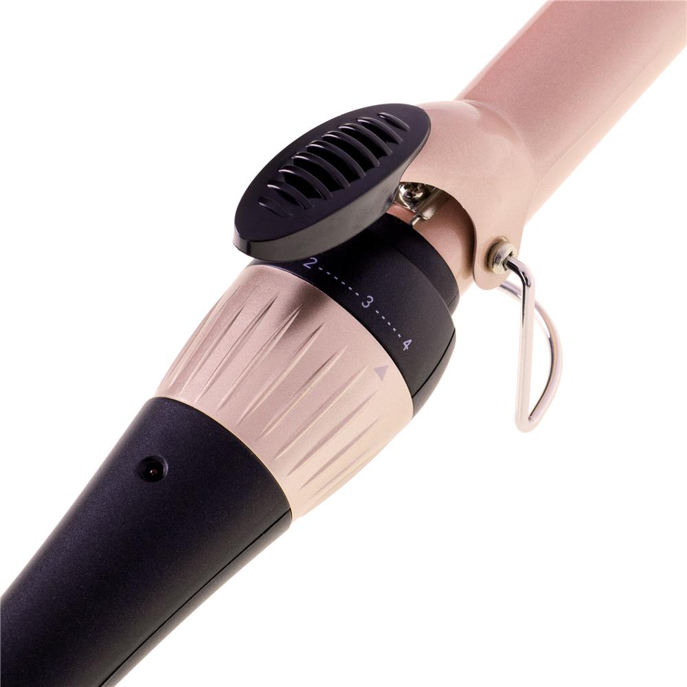 Adler AD 2117 Lockenstab 25 mm Durchmesser 4 Temperatureinstellungen pink schwarz