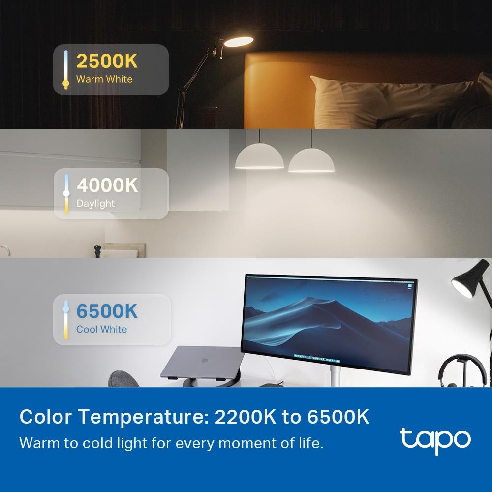 TP-Link Tapo L535E Smart WLAN Lampe E27 Multicolor dimmbar Matter 1055lm