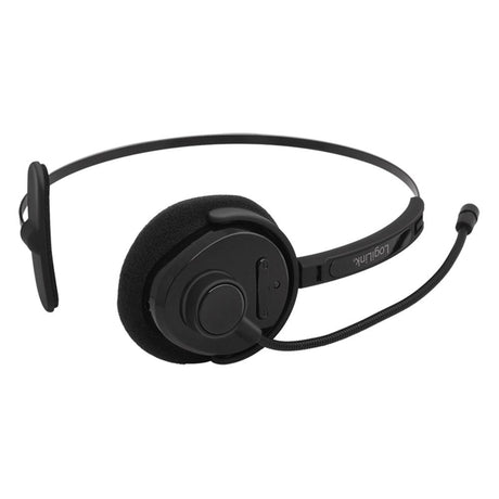 LogiLink Bluetooth Mono Headset mit Mikrofon, Schwarz