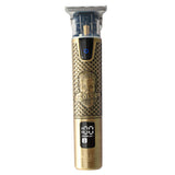 Adler AD 2970 Profi Barber Haarschneider Trimmer, Rasierapparat Konturenschneider für Bart, Nacken und Haarlinien, Keramikklinge, USB-C, Metallgehäuse Golden