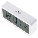 Adler AD 1195w digital Wecker batteriebetrieben Temperaturanzeige weiß