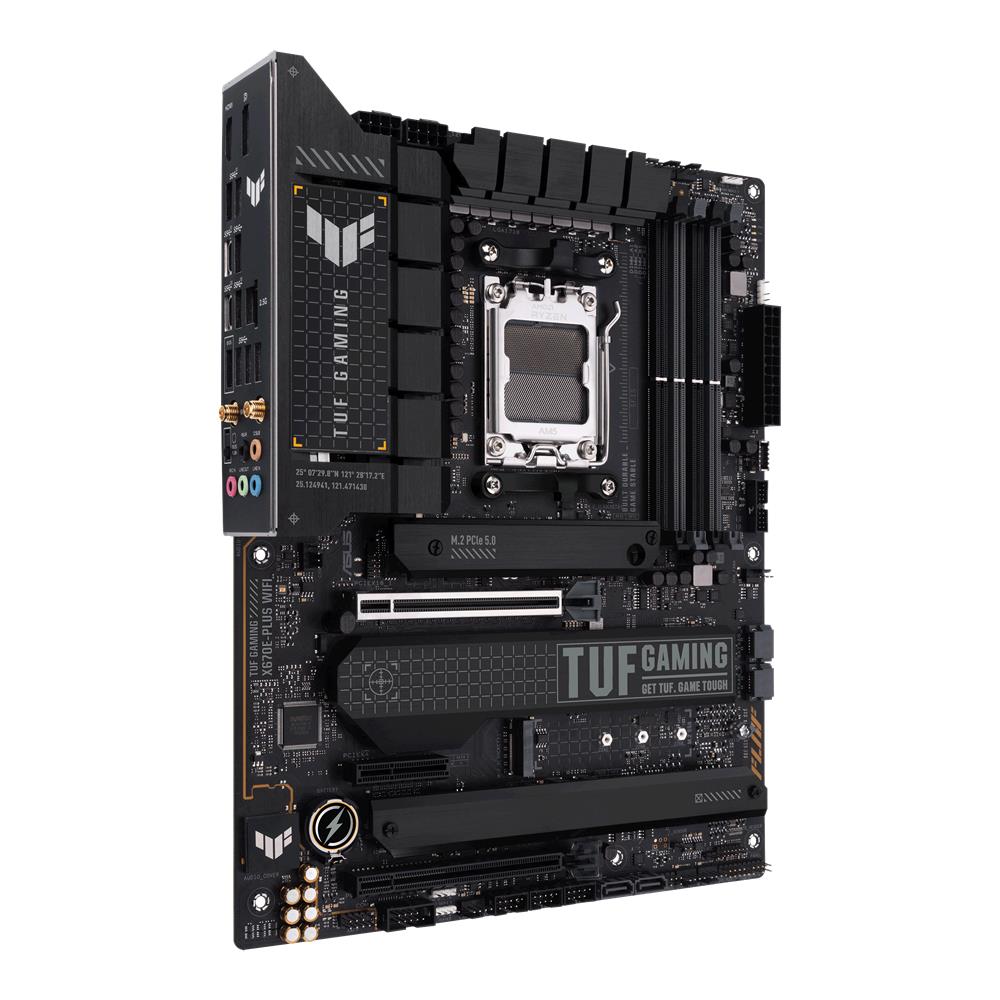 ASUS TUF GAMING X670E-PLUS WIFI Mainboard Sockel AMD AM5 Ryzen 7000 ATX PCIe 5.0 DDR5 M.2 WiFi 6E