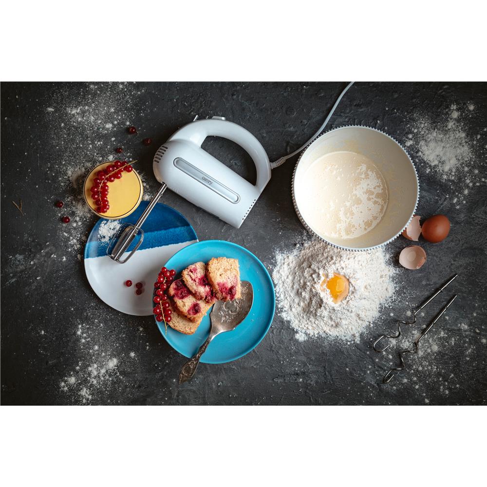 Camry CR 4213 Handmixer mit Rührschüssel weiß