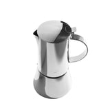 Adler AD 4417 Espresso Kaffeemaschine 620 ml aus Edelstahl silber, spülmaschinenfest