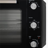 Adler AD 6025 Elektrobackofen, 35L, Oberhitze, Unterhitze, Umluft, Drehspieß, schwarz