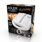 Adler AD 3039 Keks-Maker-Waffeleisen XL für 24 Stück in Erdnussform Oreschki Zaubernüsse