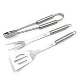 Adler AD 6730 Barbecue-Besteck-Set mit Tasche, Grillbesteck mit Spatel, Fleischgabel und Grillzange