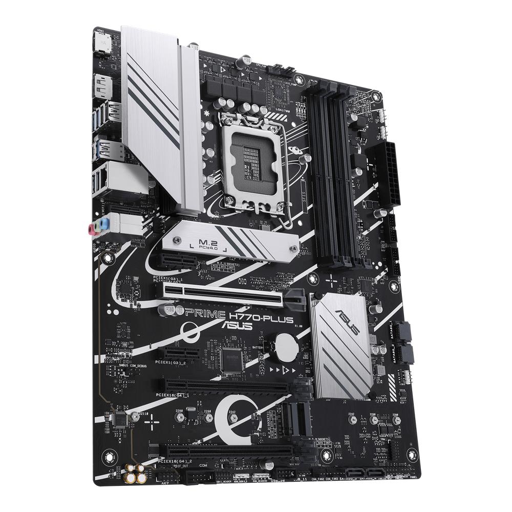 ASUS PRIME H770-PLUS Gaming Mainboard Sockel Intel LGA 1700 (ATX, DDR5, PCIe 4.0 M.2, Thunderbolt 4)