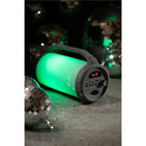 Adler AD 1169 tragbarer Bluetooth-Lautsprecher Grau 1200mAH RGB-LED-Beleuchtung Micro-SD