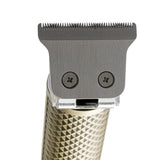 Adler AD 2970 Profi Barber Haarschneider Trimmer, Rasierapparat Konturenschneider für Bart, Nacken und Haarlinien, Keramikklinge, USB-C, Metallgehäuse Golden