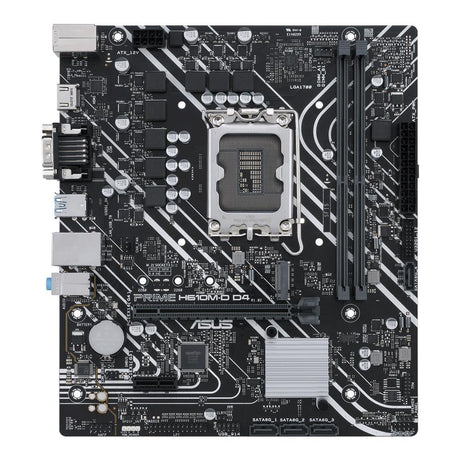 ASUS PRIME H610M-D D4 Gaming Mainboard Sockel Intel LGA 1700 mATX DDR4 PCIe 4.0 M.2 COM Port