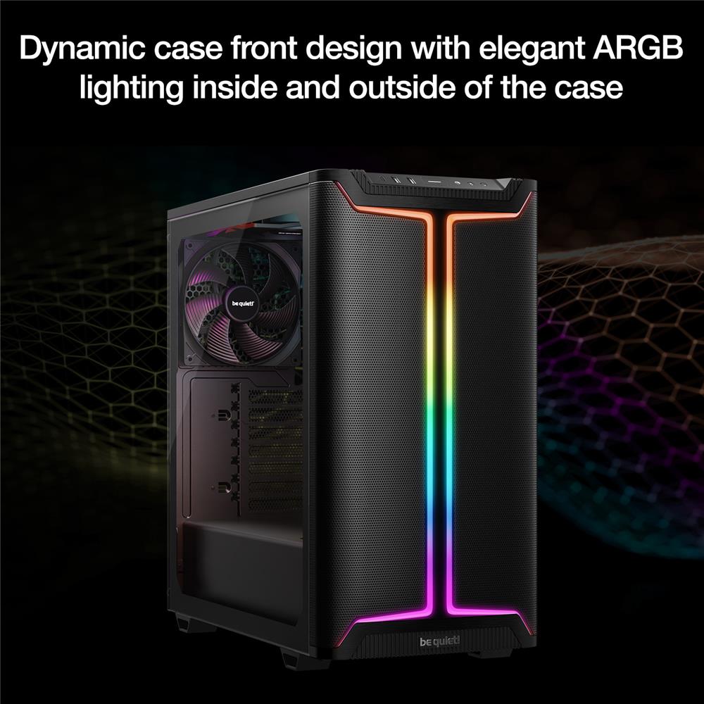 be quiet! Pure Base 501 DX Black PC Gehäuse mit ARGB
