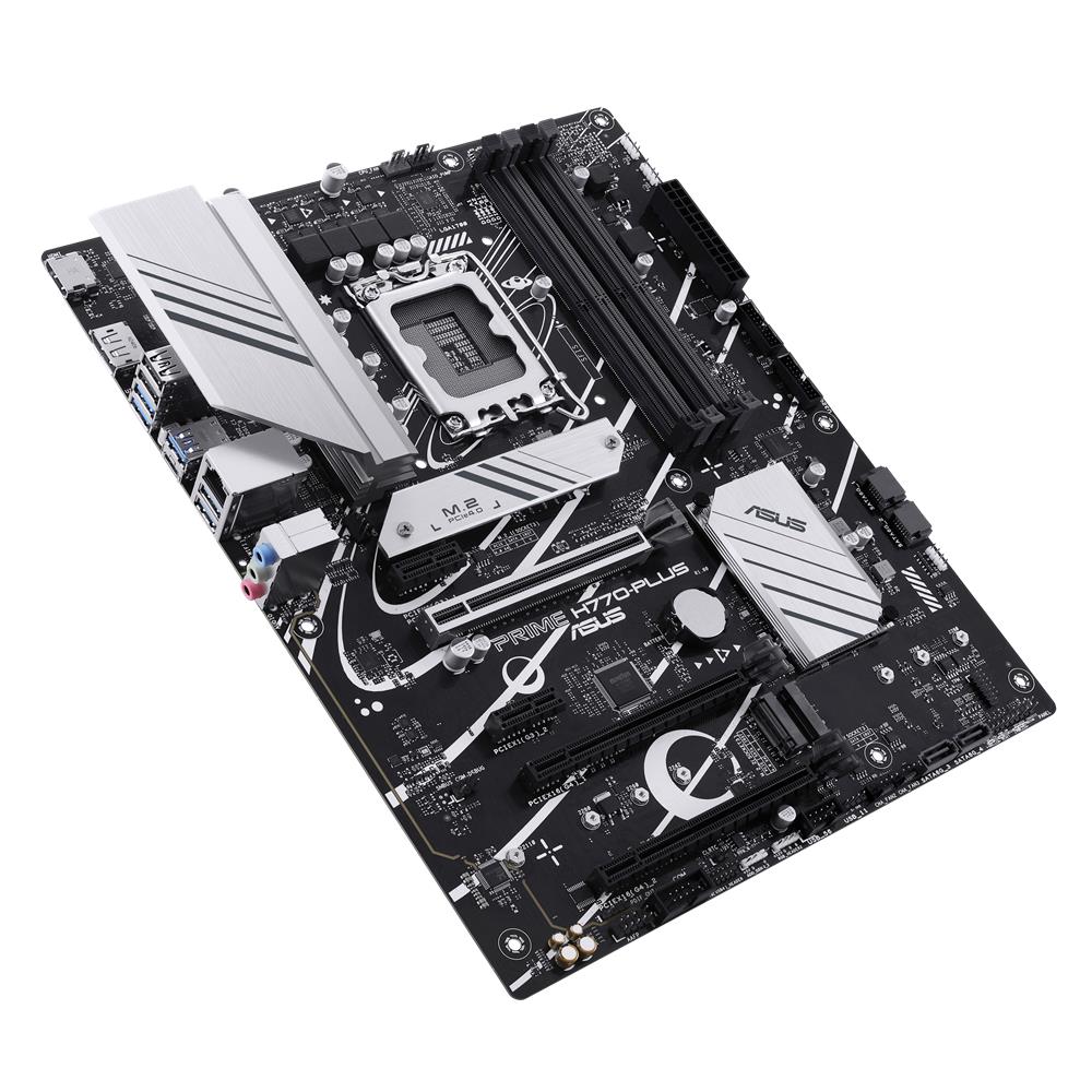 ASUS PRIME H770-PLUS Gaming Mainboard Sockel Intel LGA 1700 (ATX, DDR5, PCIe 4.0 M.2, Thunderbolt 4)