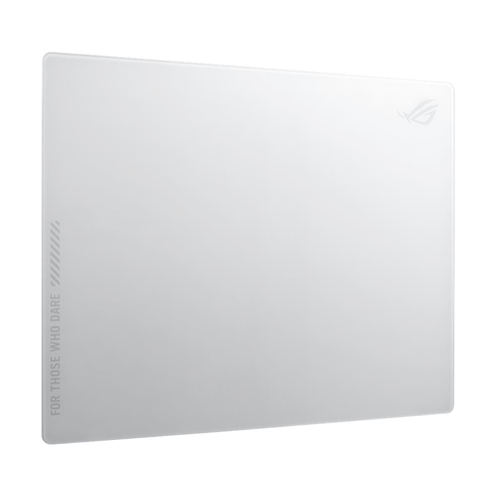 ASUS ROG Moonstone Ace L White Gaming-Mauspad (gehärtetes Glas, rutschfest, 500 x 400 mm, schwarz)