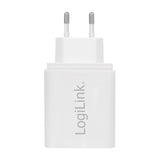 LogiLink Steckdosenadapter mit 4x USB-A, 24W, Weiß